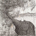Lin Guocheng, Introspection I, Pen and Ink on Paper, 115cm x 95cm, 2009-2010